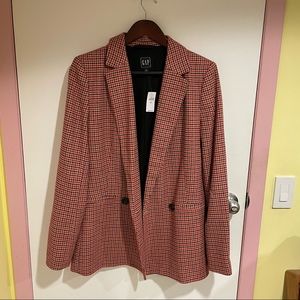 GAP size 6 tall houndstooth blazer. NWT